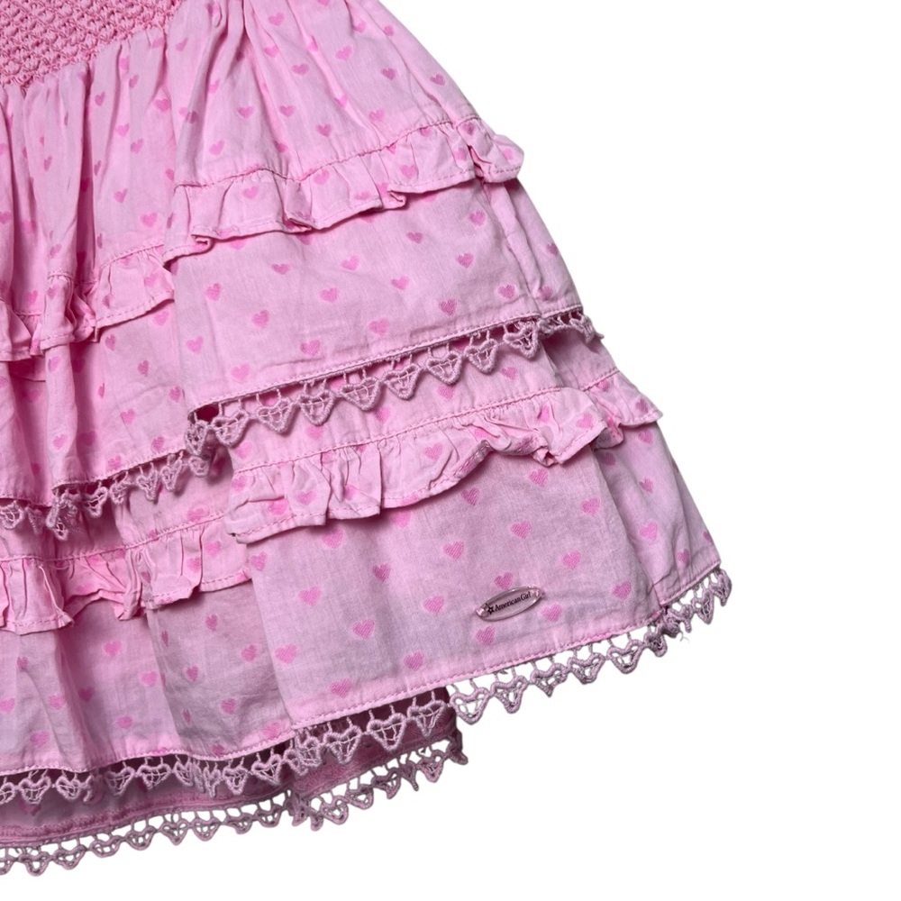 LoveShackFancy Pink Ruffled Tiered Girls Skirt - Picture 4 of 7